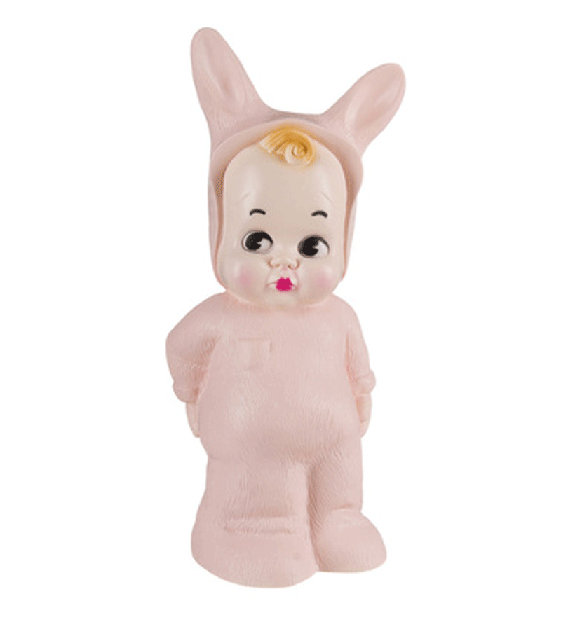 Rose Baby Lapin and Me Lamp
