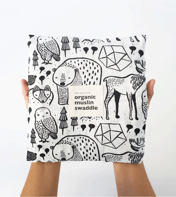 Nordic Organic Muslin Swaddle by wee gallery