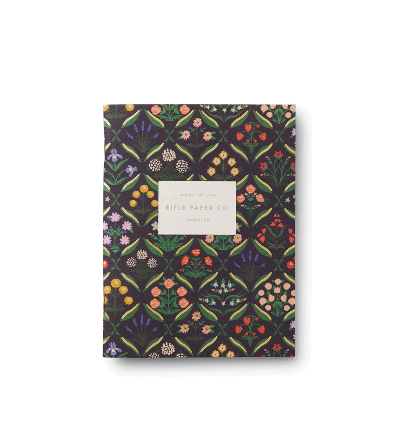 Black Estee Stitched Pocket Notebook by Rifle Paper Co
