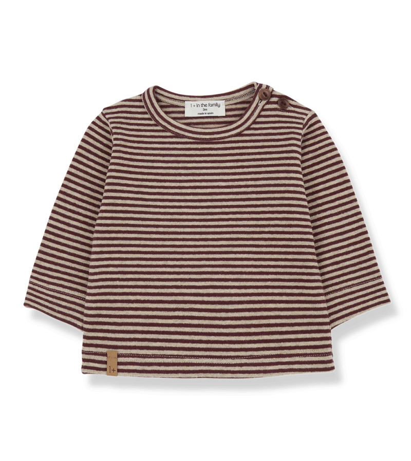 Melanzana Stripe Olaf Top by 1+ in the Family