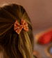 Carrot Orange Hair Bow by Sticky Lemon