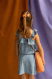 Carrot Orange Hair Bow by Sticky Lemon
