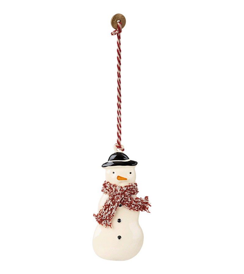 2025 Metal Snowman Ornament by maileg