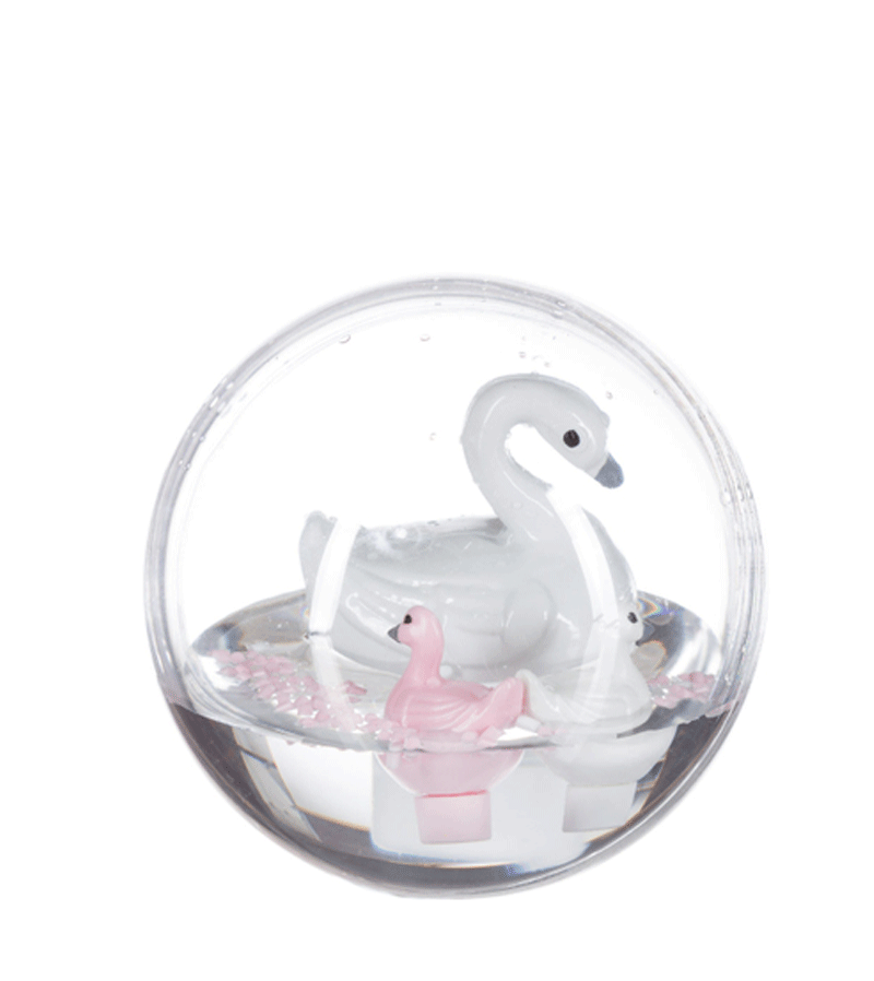 Swan with two chicks Waterball