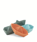 Silicone set of 4 Origami Boats by Ulysse
