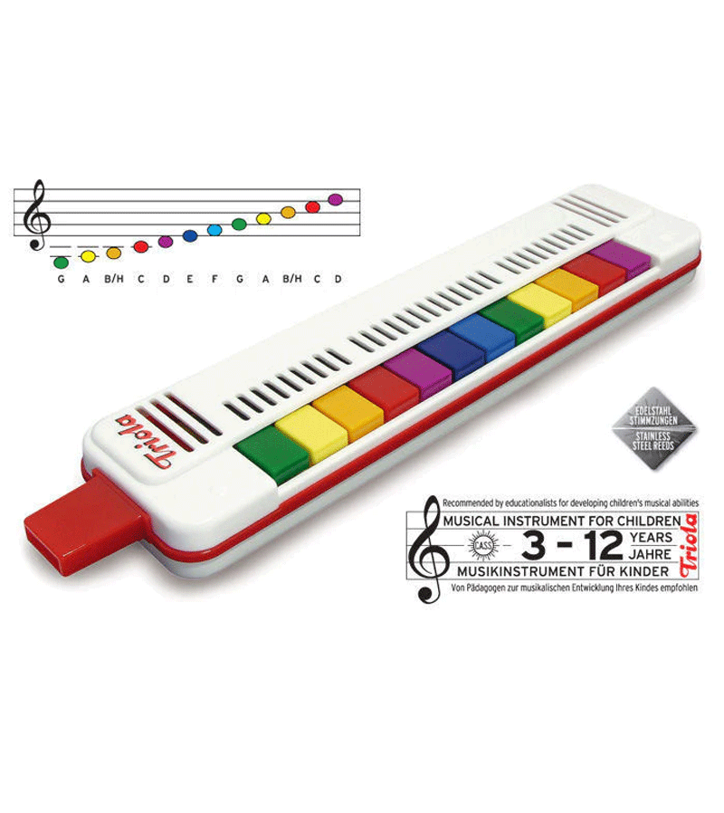 Rainbow Keys Triola Melodica by Seydel