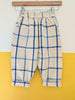 Window Pane Check Handwoven Cotton Trousers