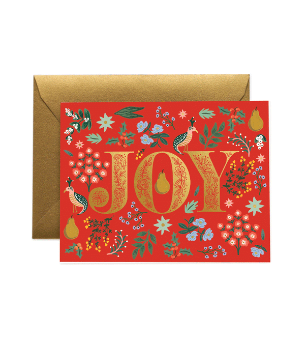 Partridge Joy Card by Rifle Paper Co