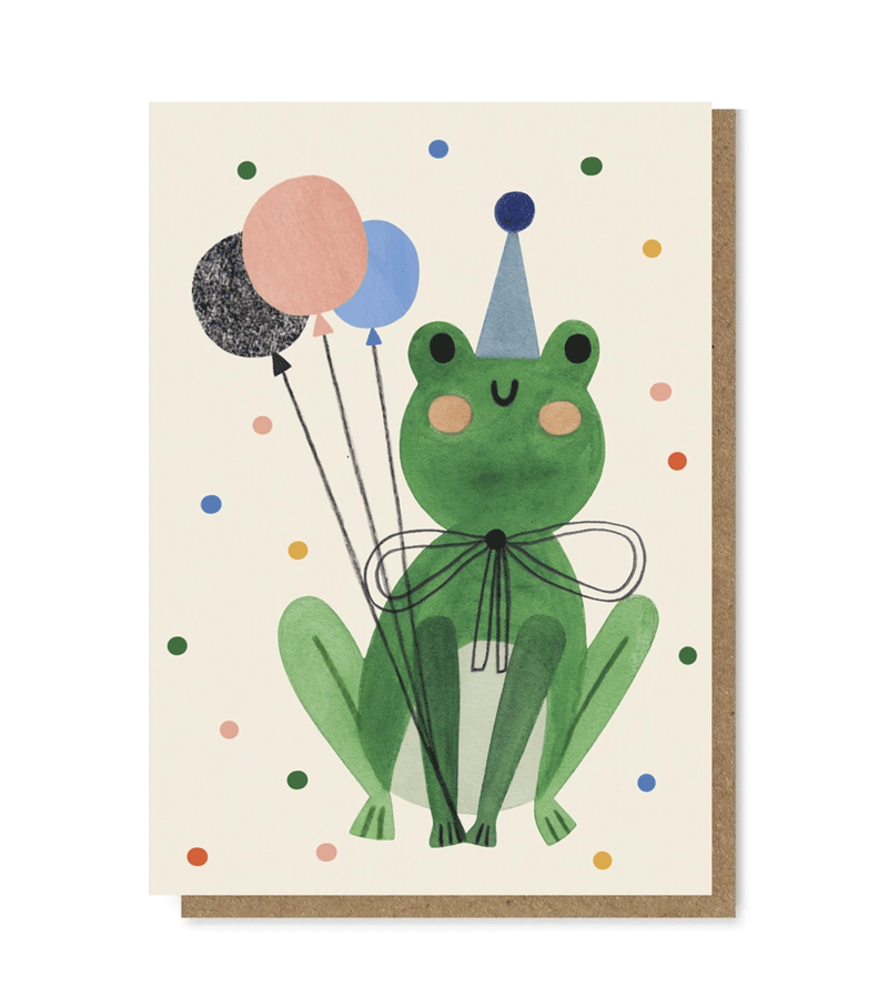 Party Frog Card by Daria Solak