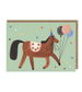 Party Horse Card by Daria Solak