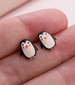 Penguin Snowglobe Earrings by Attic Creations