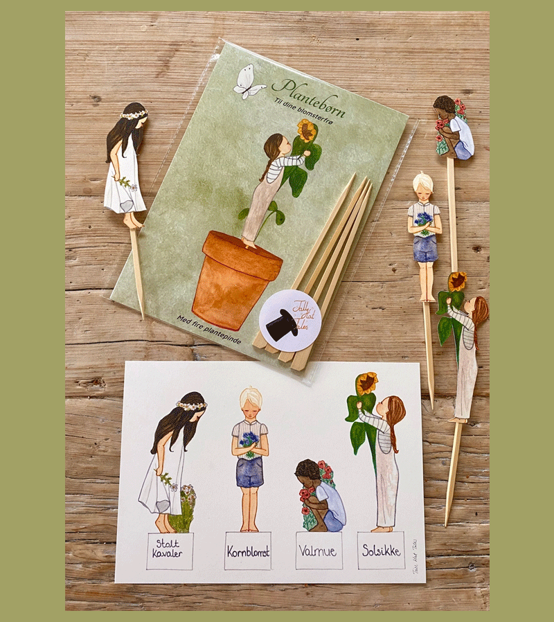 Paper Decoration Flower Planting Children by Tall Hat Tales