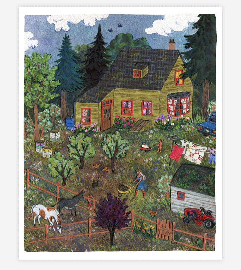 August 8x10" Print by Phoebe Wahl