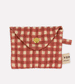 Ginger Gingham Quilted Popper Purse by Yonder
