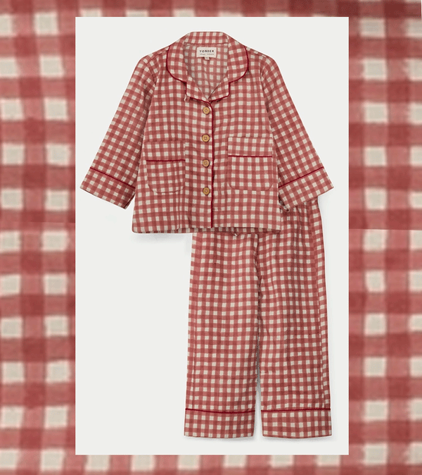 Ginger Gingham Unisex Pyjamas by Yonder
