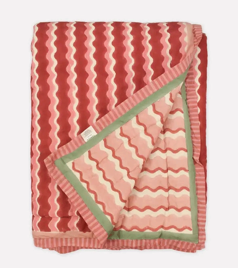 Jam Whirly Organic Cotton Single Quilt by Yonder