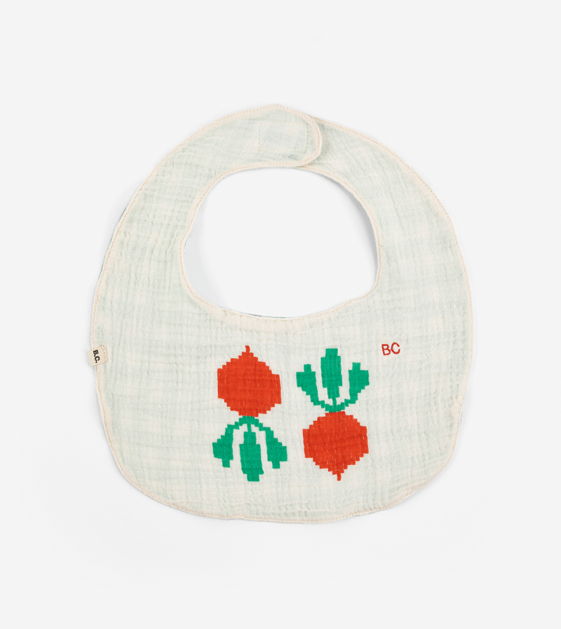 Pixel Radish Bib by Bobo Choses