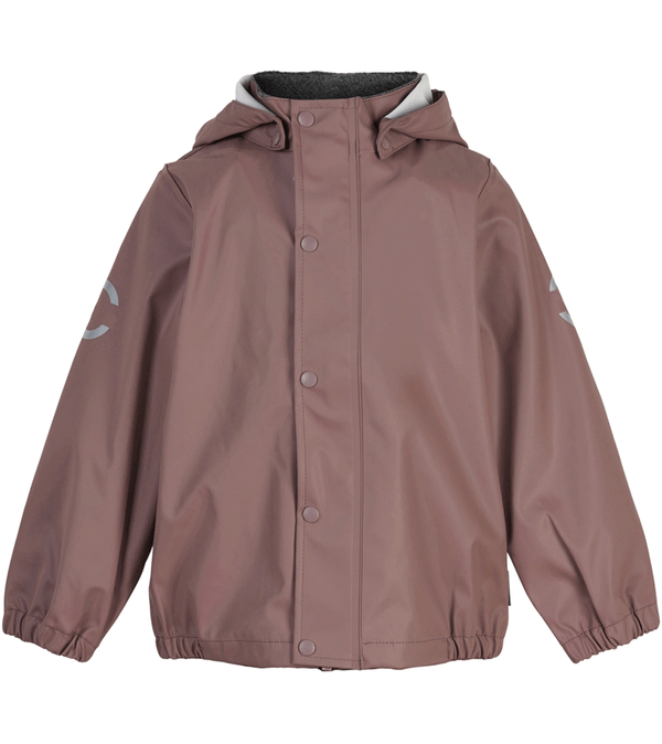 Burlwood Rose Rain Coat by Mikk-Line