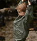 Dusty Olive Rain Coat by Mikk-Line