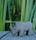Wooden Baby Rhino by Holzwald
