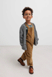 Dark Bronze Riri Cord Dungarees by MarMar Copenhagen