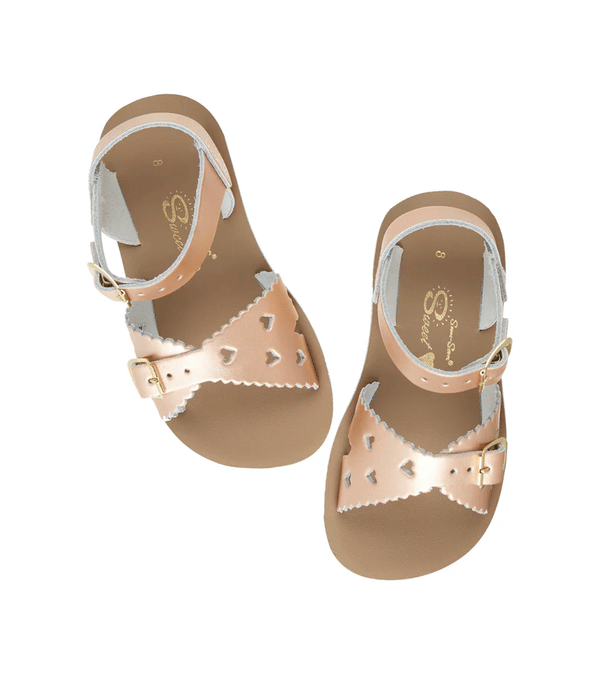 Children's Rosegold Sweetheart Sandal by Sun-San Saltwater