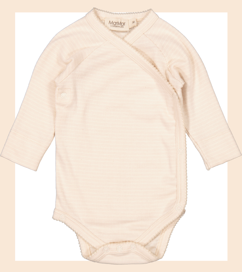 Rose Quartz Stripe Belito Wrap Around Body by MarMar