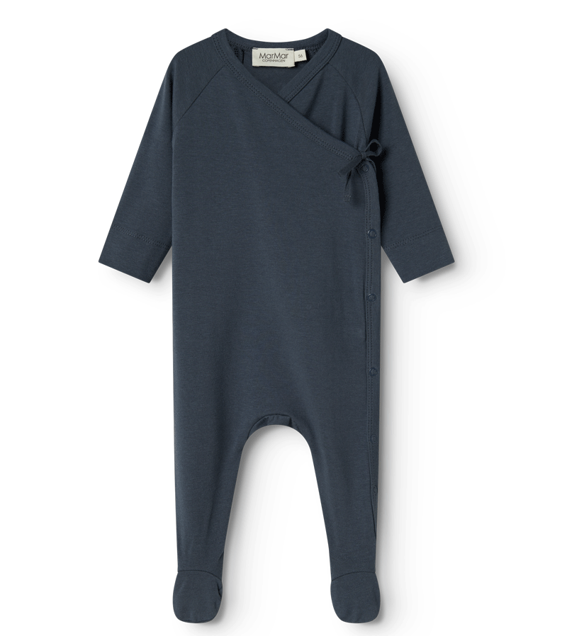 Blue Modal Rubetta Wrap Onesie by MarMar Copenhagen