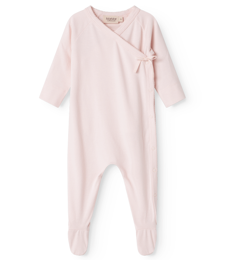 Rose Modal Rubetta Wrap Onesie by MarMar Copenhagen