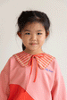 Coral Pink & Shipwreck Rust Wonders of the Deep Sea Sailor Collar by Sticky Lemon