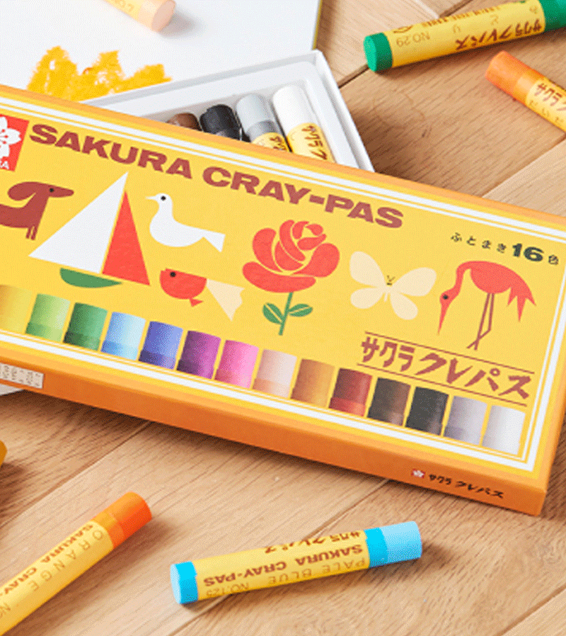 Set of 16 Cray-Pas Crayons