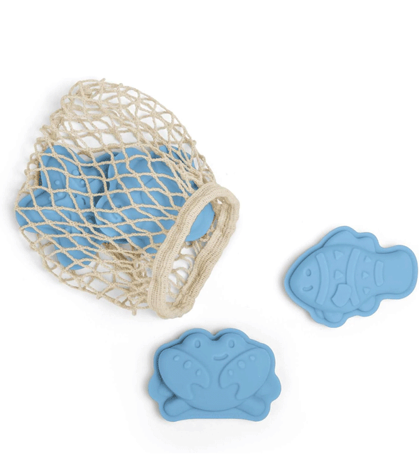 Powder Blue Character Sand Moulds by Bigjigs Toys