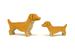 Wooden Dachshund Sausage Dog by Holzwald