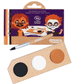 Black White & Orange 3 Colours Face Painting Palette by Namaki