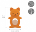 Squirrel Teething & Cooling Duo by Kaloo