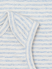 Mist and Ecru Stripe Organic Cotton Sleeveless Body by Serendipity