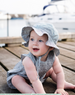 Indigo Gem Baby Sunsuit by Serendipity