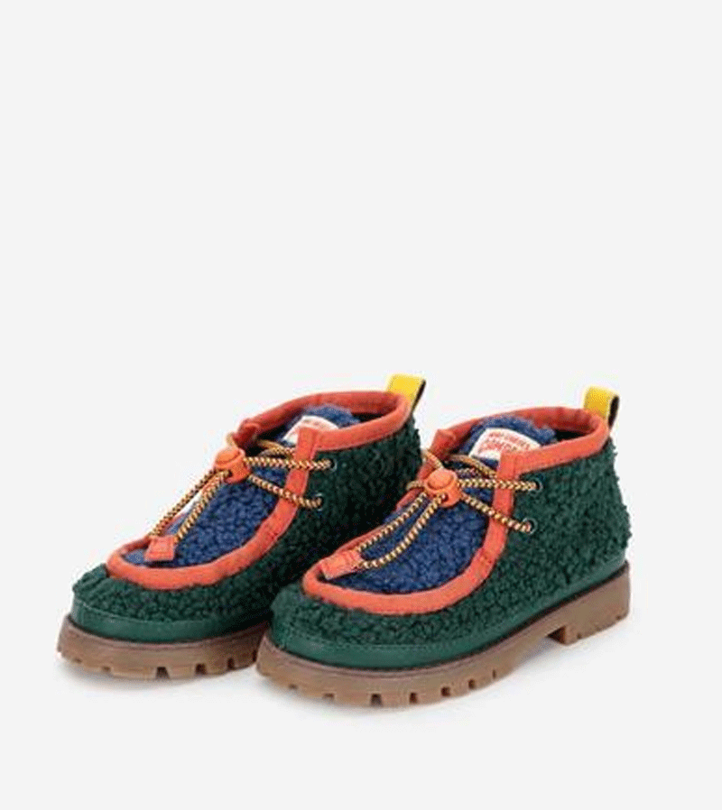 Compas Wallabee Sheepskin Shoes by BOBO CHOSES x CAMPER