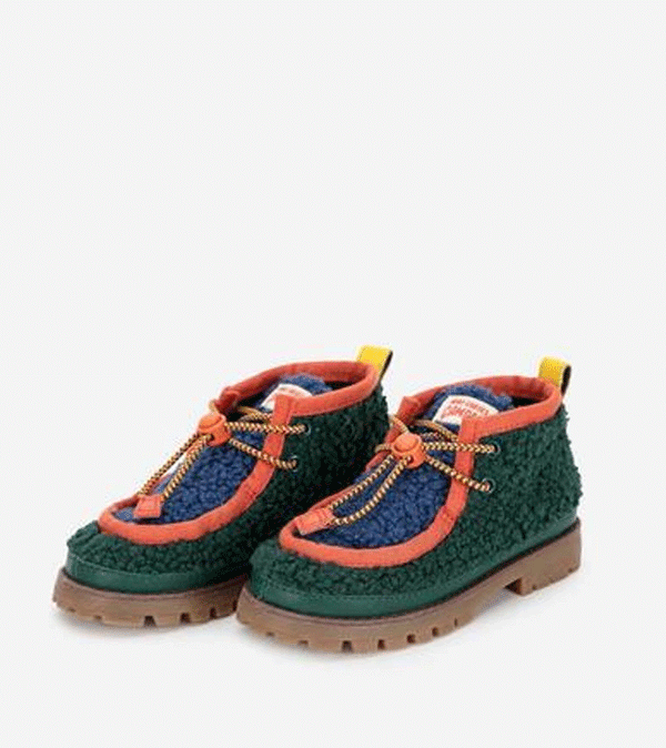 Compas Wallabee Sheepskin Shoes by BOBO CHOSES x CAMPER