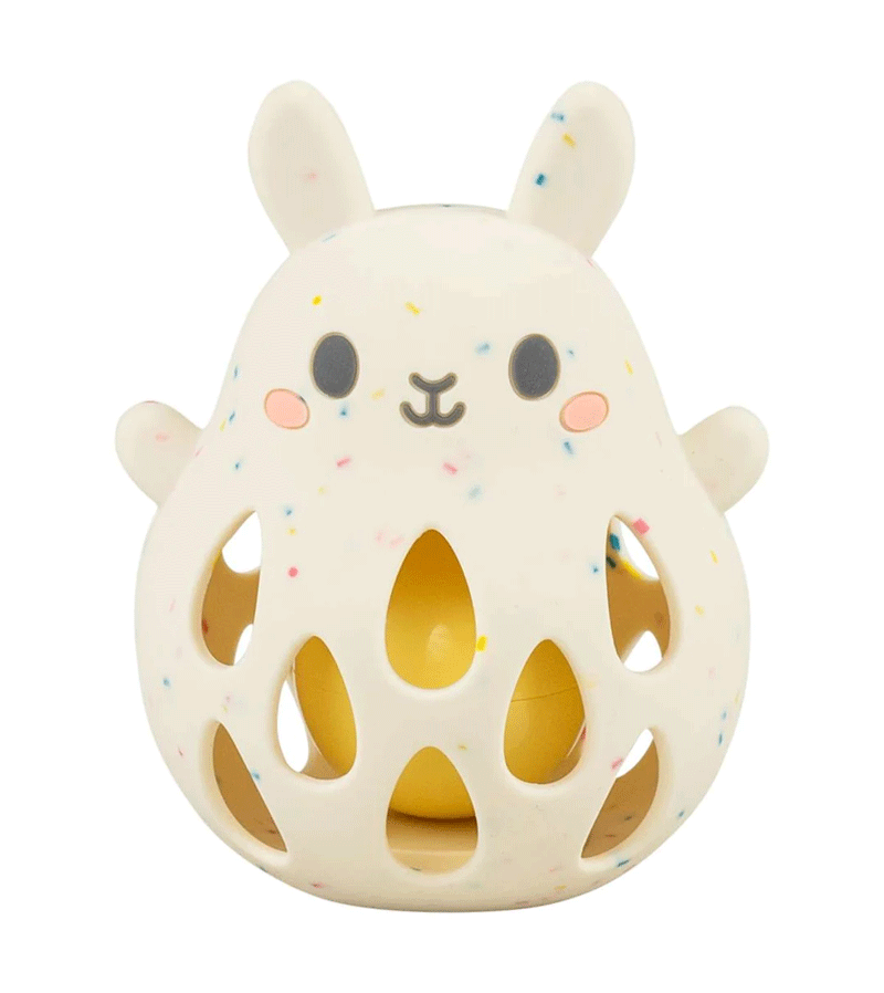 Bunny Silicone Rattle by Tiger Tribe
