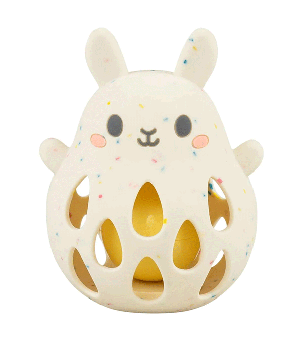Bunny Silicone Rattle by Tiger Tribe
