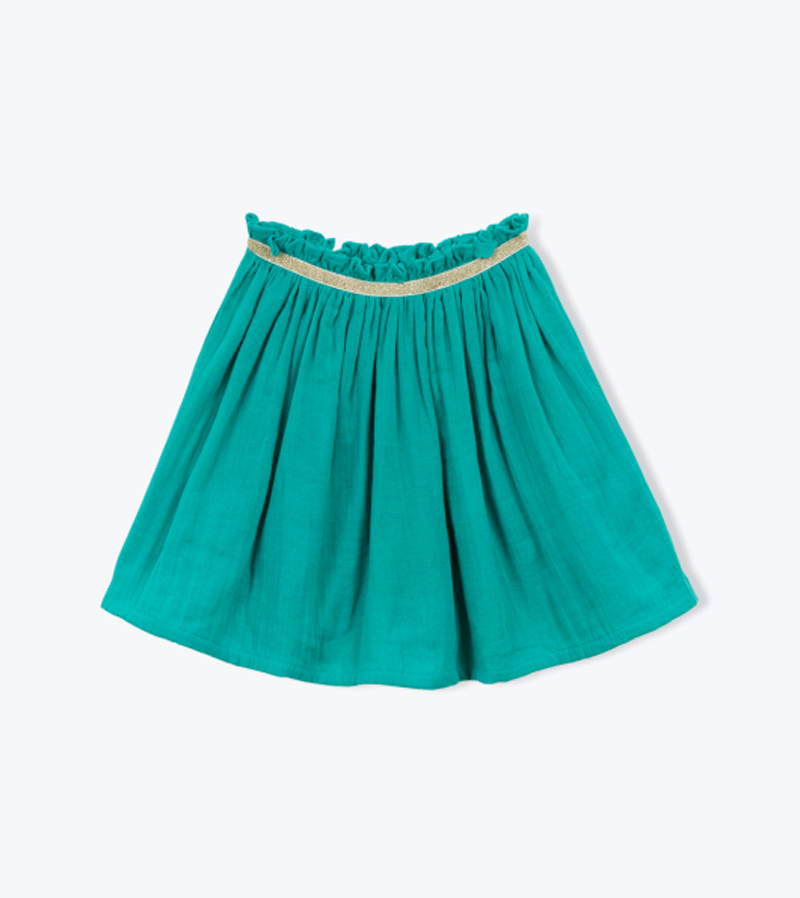 Green Fotini Voile Skirt by Arsene et les Pipelettes