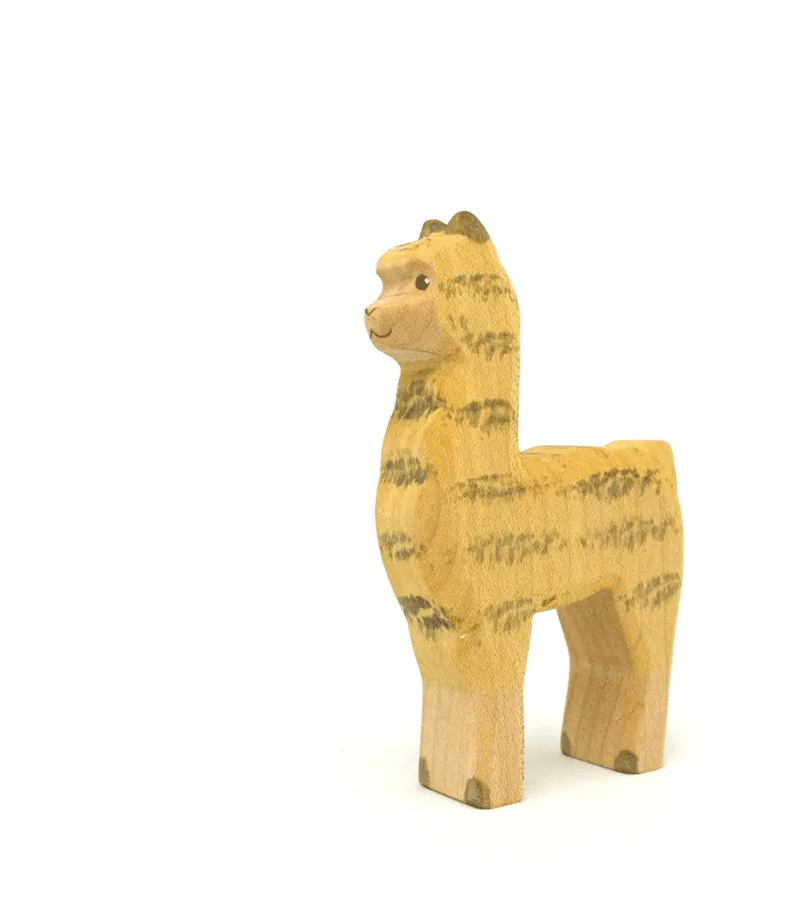 Wooden Small Alpaca by Holzwald