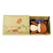 Daisy the Fox in Tent Box by Nutshell Toys