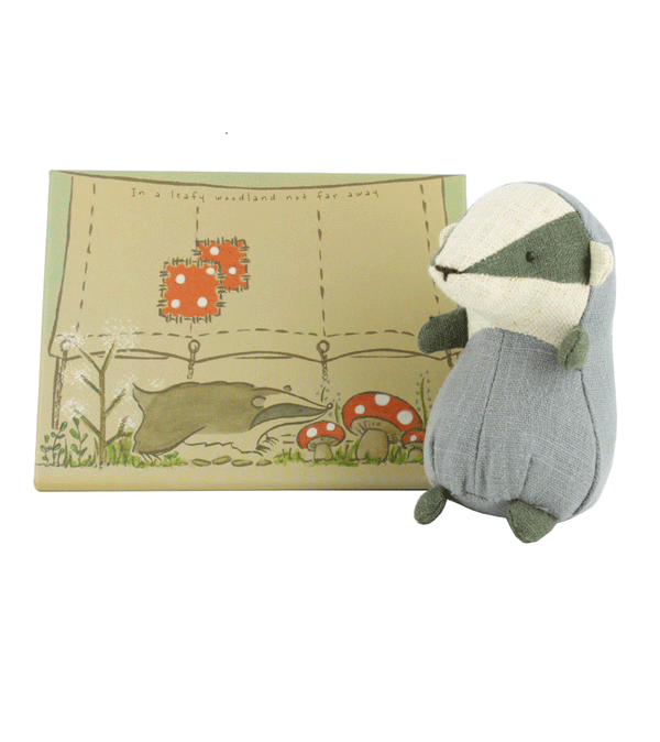 Sooty the Badger in Tent Box by Nutshell Toys