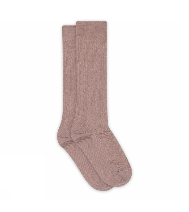 Woodrose Juno Knee Wool Socks by mp Denmark