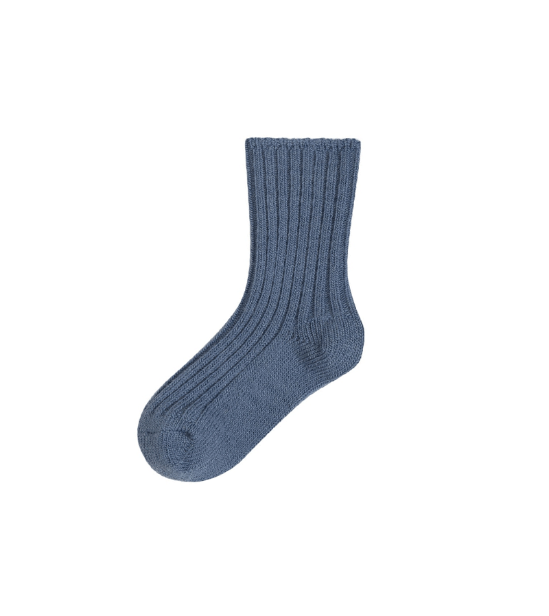Blue Wool Sock by Joha