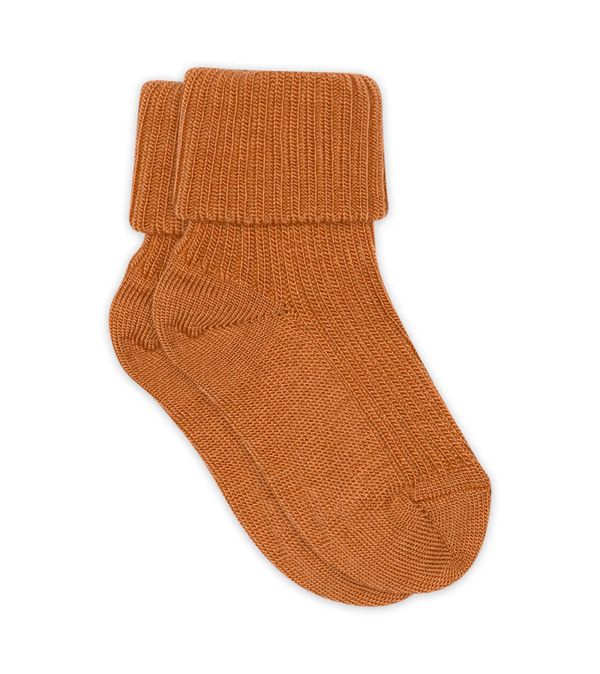 Meerkat Wool Rib Socks by mp Denmark