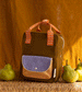 Soil Green Corduroy Farmhouse Small Backpack by Sticky Lemon