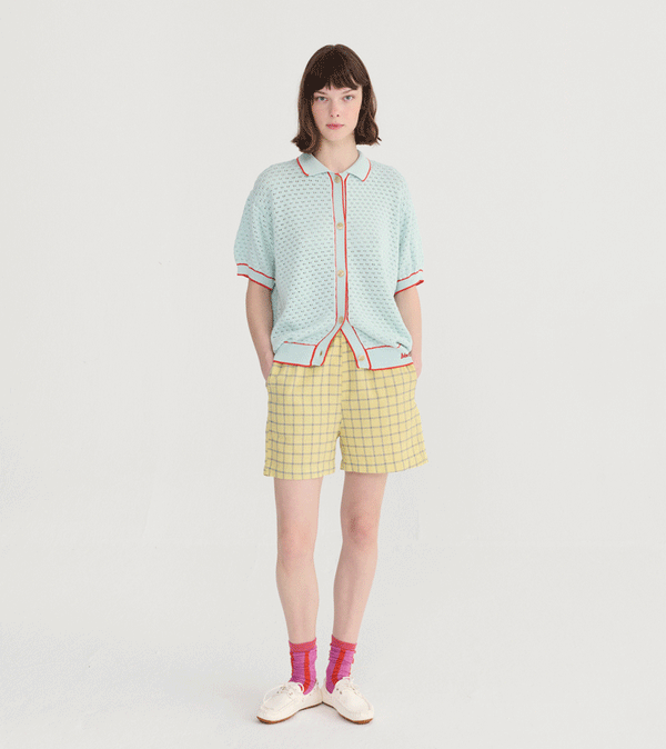 Women's Spicy Window Bambula Crep Shorts by Bobo Choses